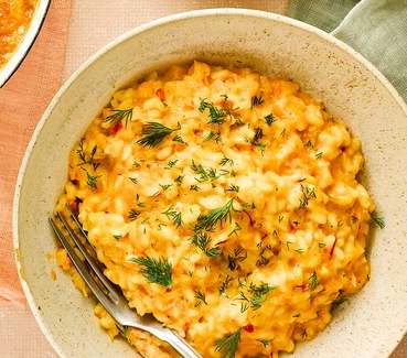 ریسوتوی خرچنگ و زعفران